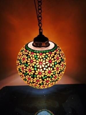 Dholak Mosaic Table Lamp